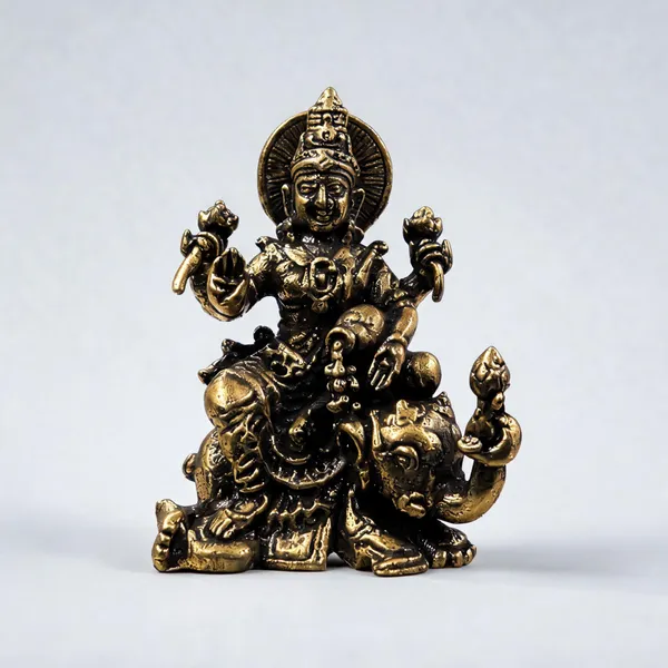 Krystalsnmore_Gajlaxmi_Miniature_Idol