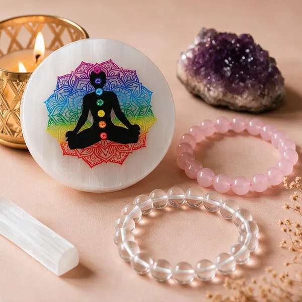 Krystalsnmore_Selenite_Plate_and_Rose_Quartz_and_Clear_Quartz_Combo