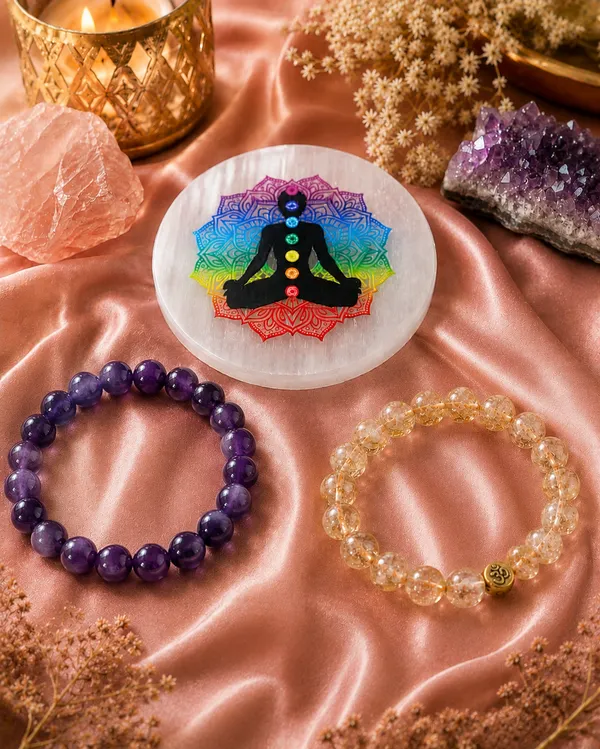Krystalsnmore_Selenite_Plate_and_Amethyst_and_Citrine_Combo