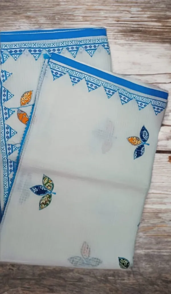 Blue_Leaf_Print_Saree_for_Women