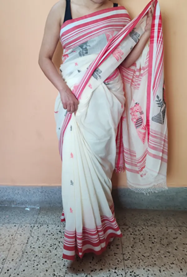 White_Printed_Saree_for_Women
