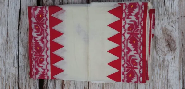 White_Geometric_Border_Saree_for_Women
