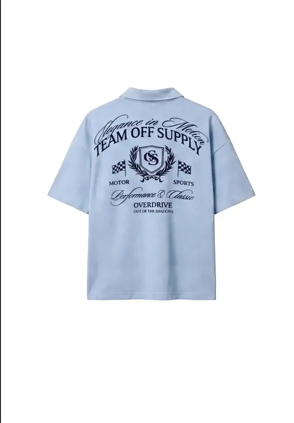 Sky_Blue_Cotton_Drop_Shoulder_Oversized_Typography_T_Shirt_For_Men