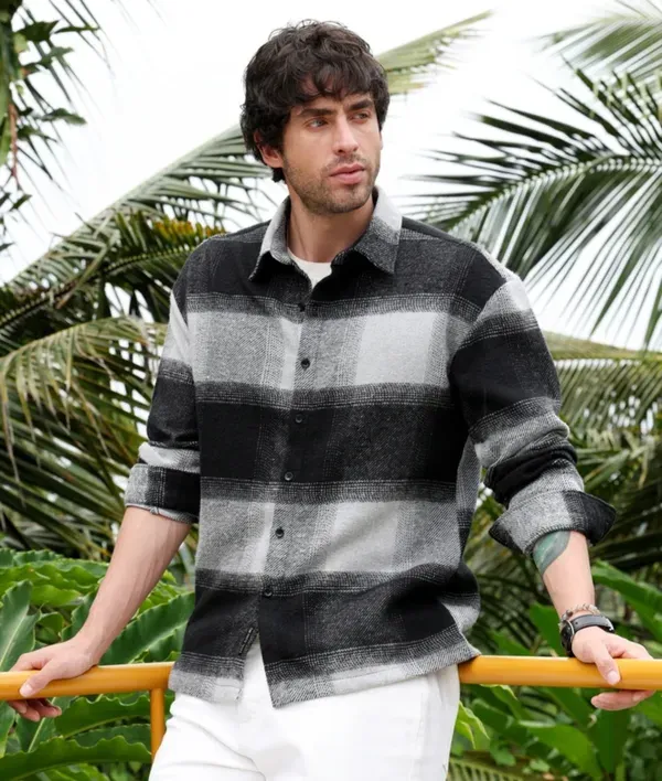 Men_S_Premium_Black_Grey_Oversized_Checkered_Flannel_Shirt