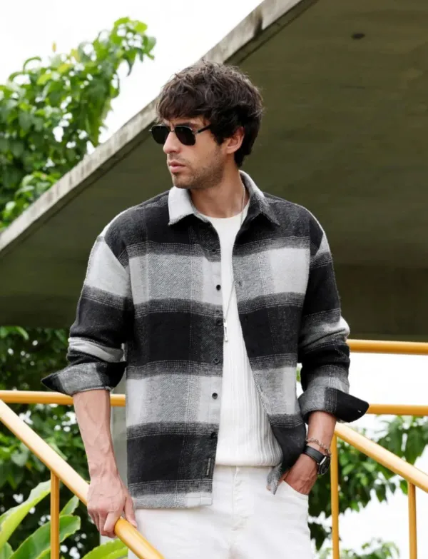 Men_S_Premium_Black_Grey_Oversized_Checkered_Flannel_Shirt