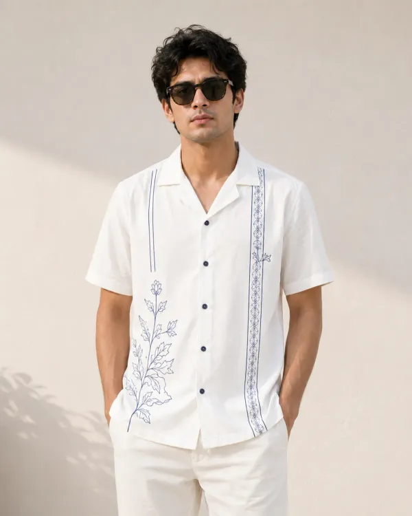 Hasal_Relaxed_Fit_Cuban_Collar_Shirt_White