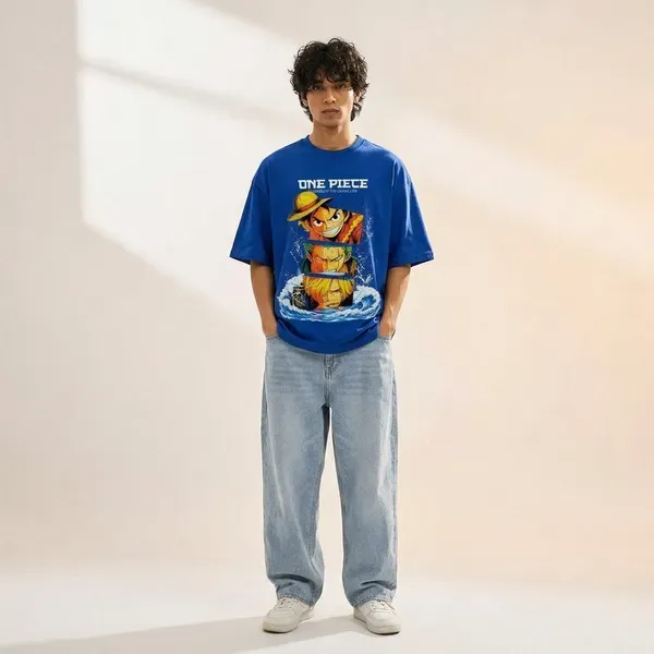 Blue_Cotton_Oversized_T_Shirt_For_Men