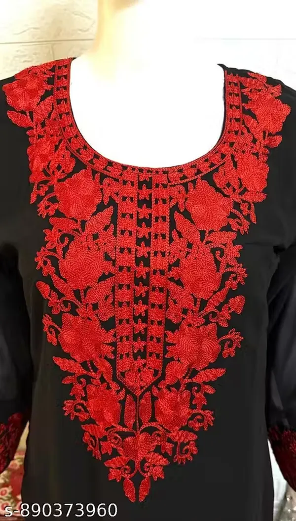 Black_Floral_Kurta_Set_for_Women