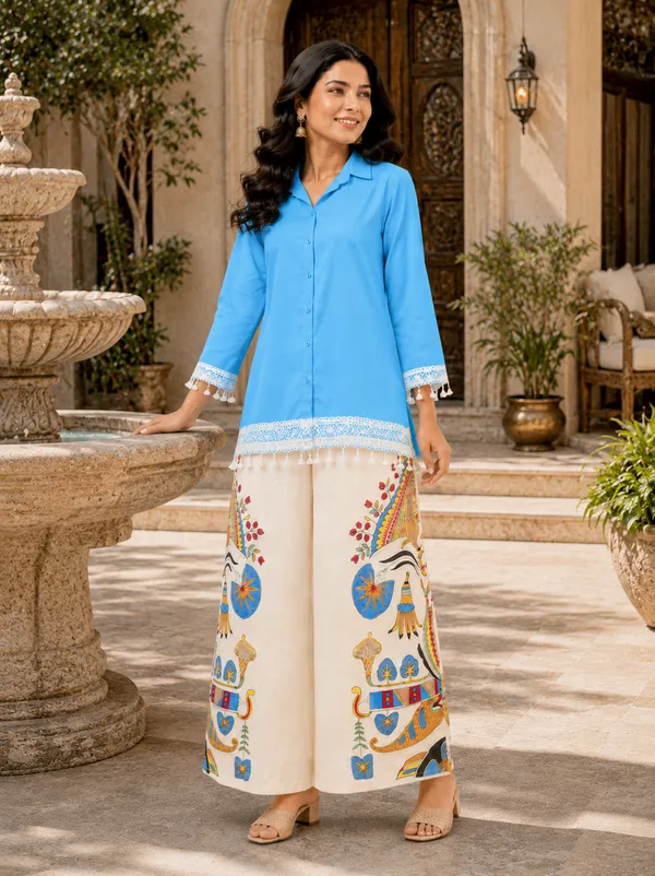 Blue_Kurta_Palazzo_Set_for_Women