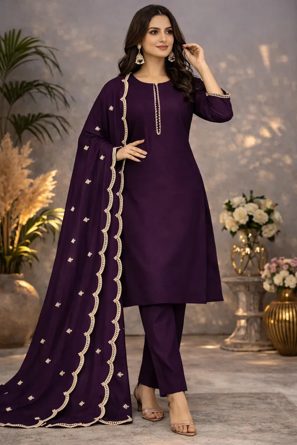 Purple_Embellished_Straight_Fit_Kurta_Set_for_Women