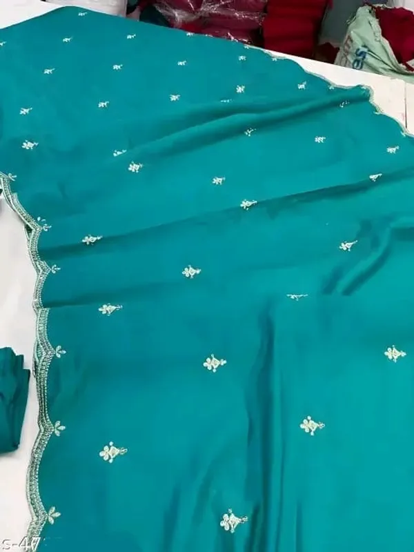 Teal_Embroidered_Straight_Suit_Set_for_Women