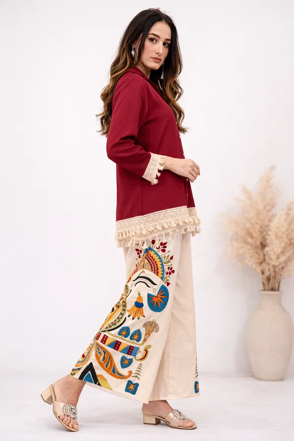 Cream_Printed_Wide_Leg_Palazzo_Pants_for_Women