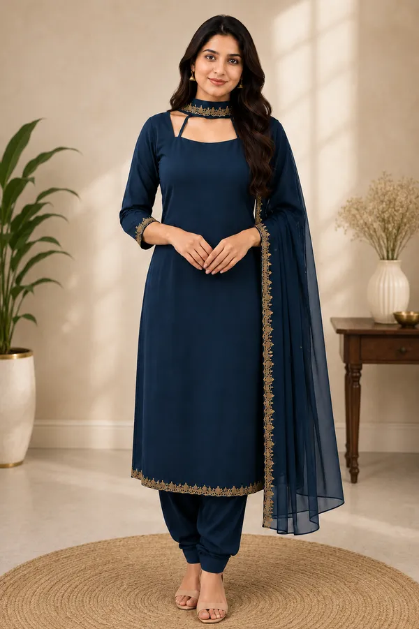Navy_Straight_Fit_Kurta_Set_for_Women