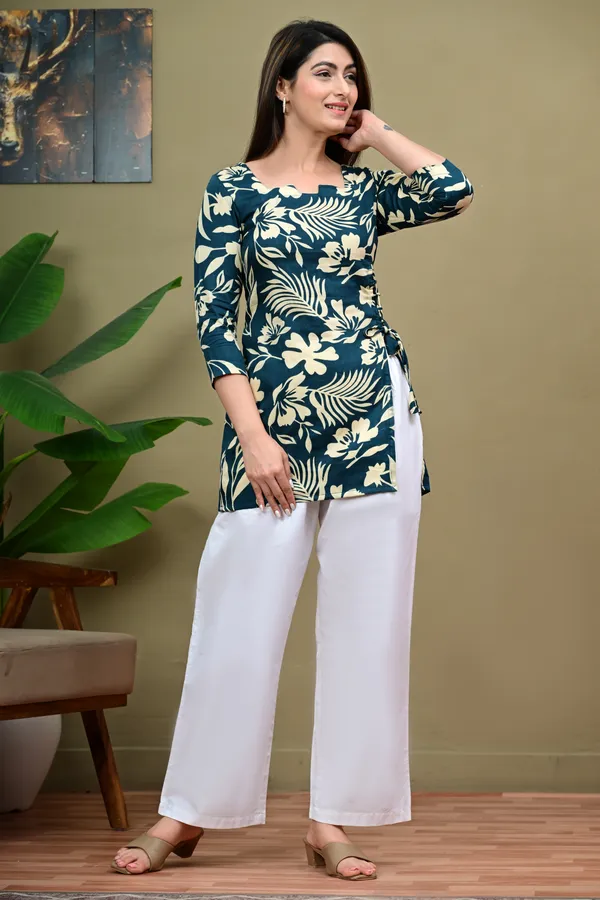 Blue_Floral_Print_Straight_Kurta_for_Women
