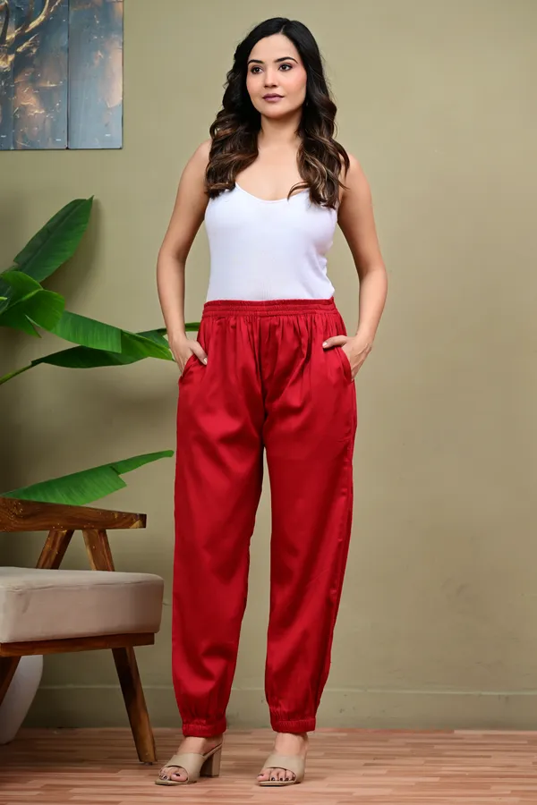 Red_Relaxed_Fit_Jogger_Pants_for_Women