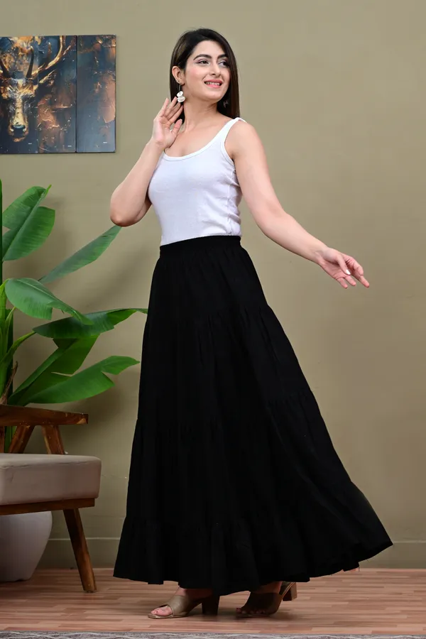 Black_Flared_Maxi_Skirt_for_Women