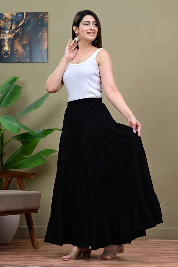 Black_Flared_Maxi_Skirt_for_Women