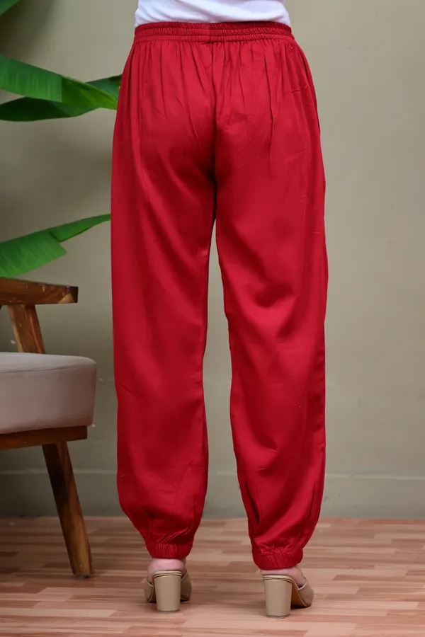 Red_Relaxed_Fit_Jogger_Pants_for_Women