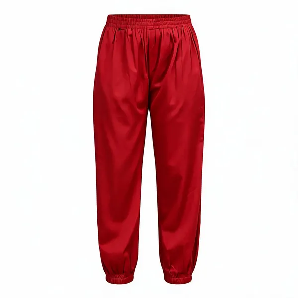 Red_Cotton_Relaxed_Fit_Jogger_Pants_For_Women