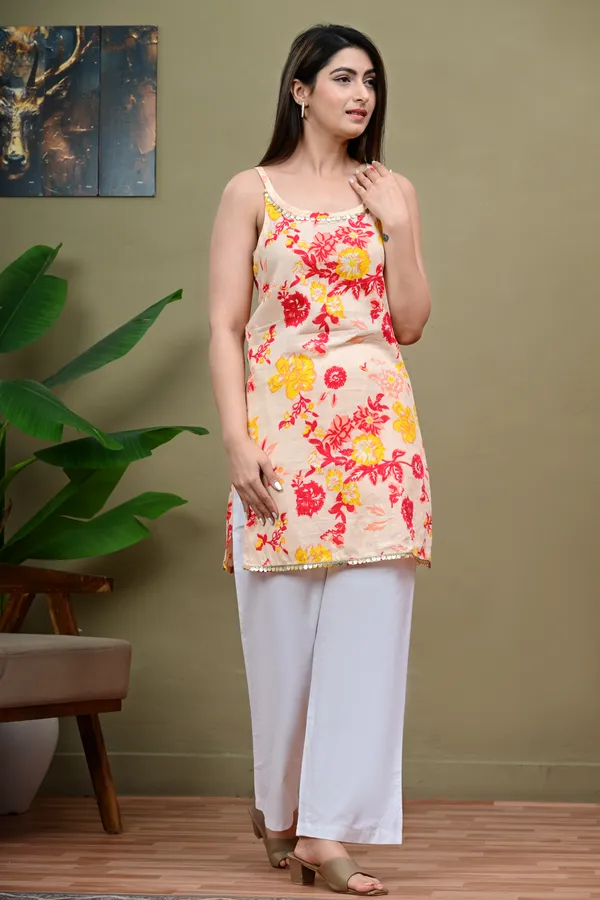 Beige_Floral_Sleeveless_Top_for_Women
