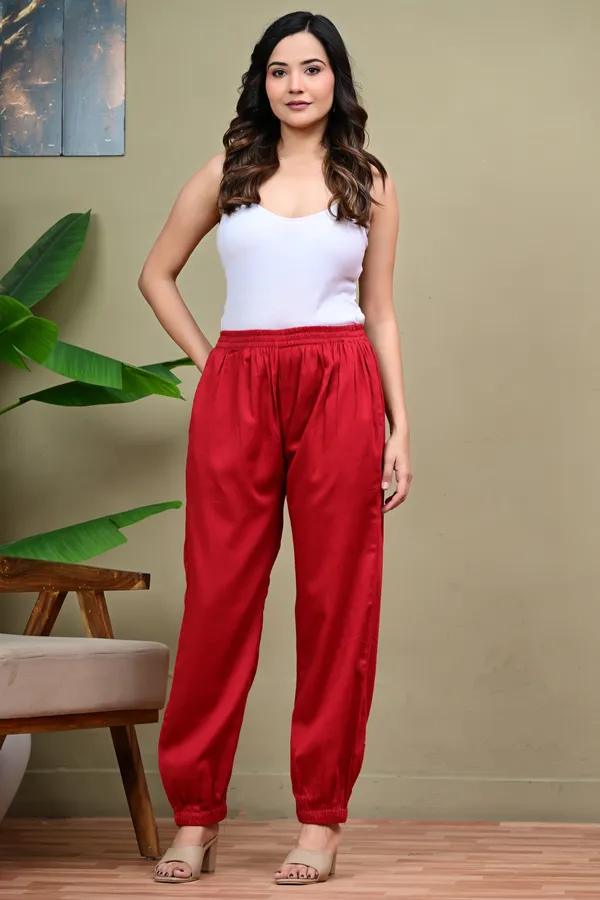 Red_Relaxed_Fit_Jogger_Pants_for_Women