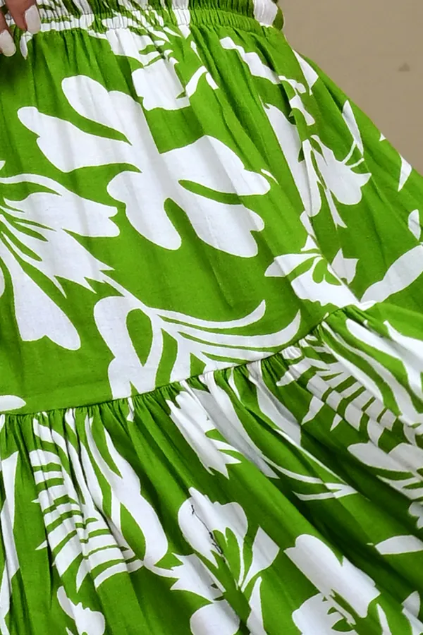 Green_Cotton_Flared_Maxi_Skirt_for_Women