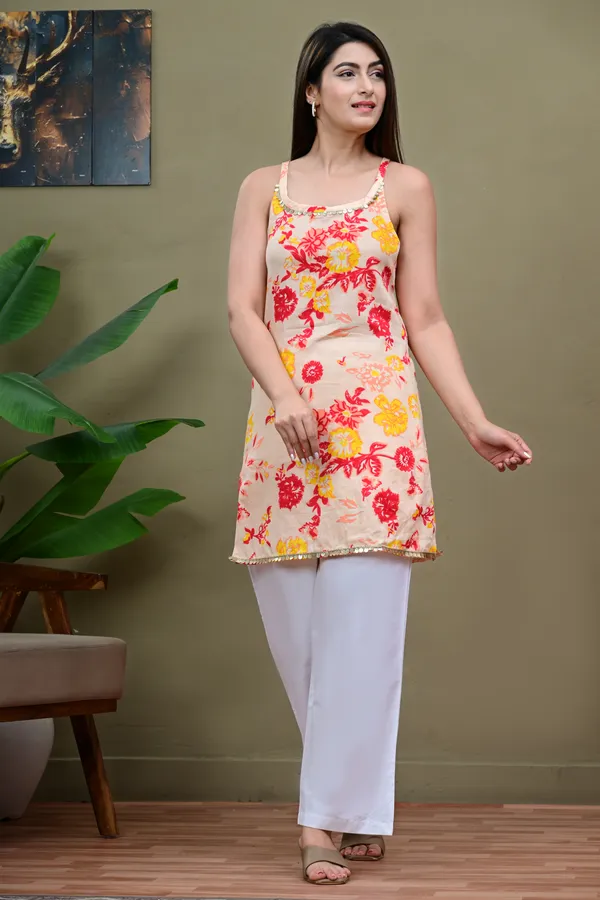 Beige_Floral_Sleeveless_Top_for_Women