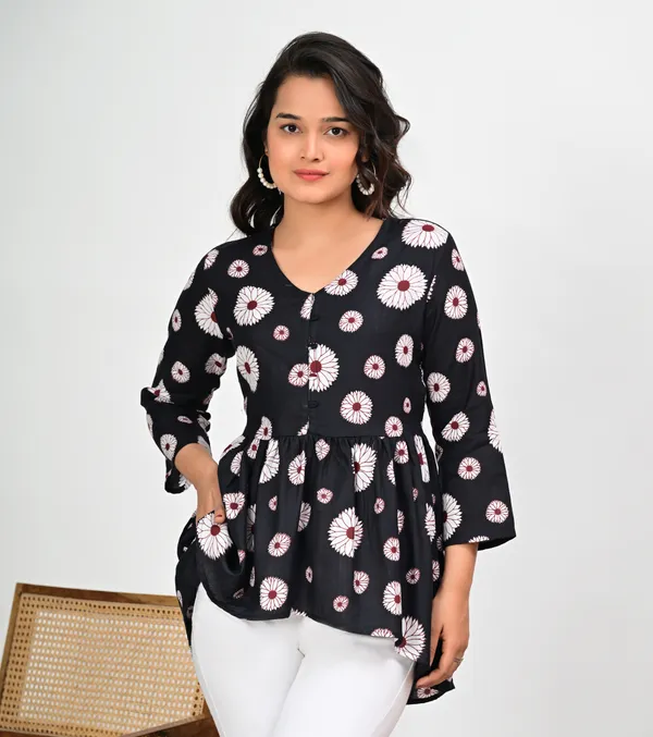 Black_Floral_Print_A-Line_Tunic_for_Women