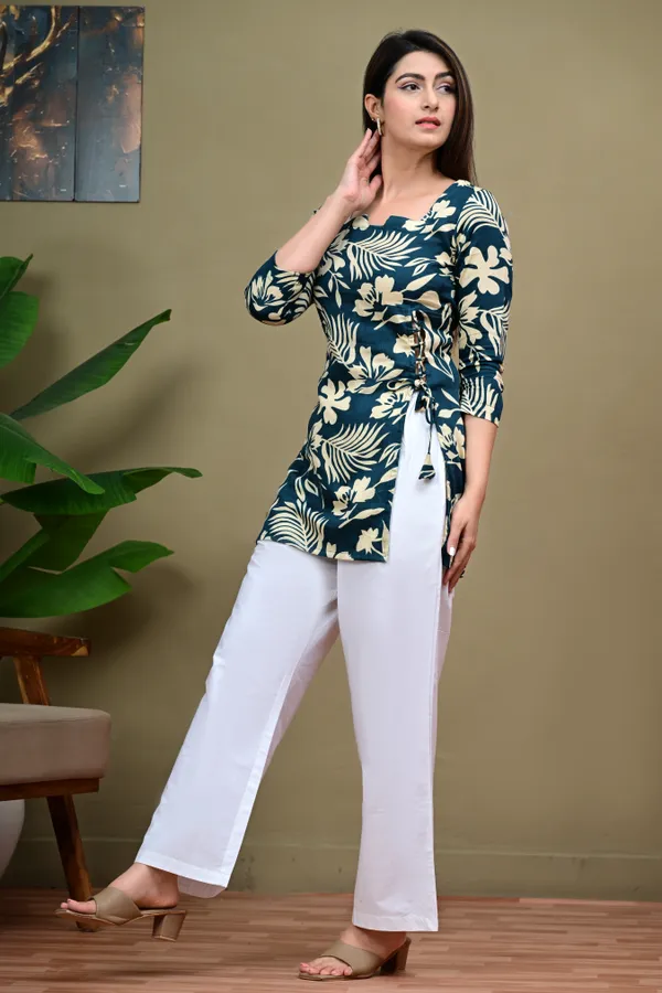 Blue_Floral_Print_Straight_Kurta_for_Women