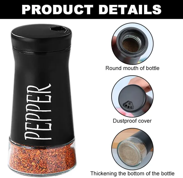 Glass_Salt_&_Pepper_Shaker_Spice_Dispenser_Set_Black_&_White
