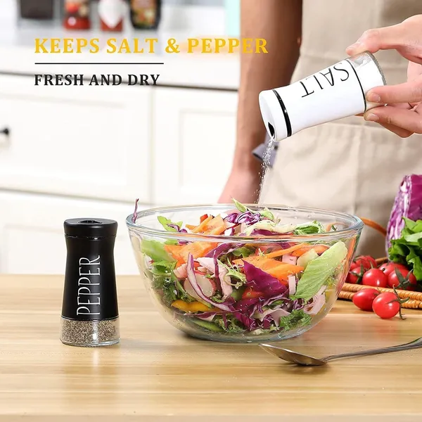 Glass_Salt_&_Pepper_Shaker_Spice_Dispenser_Set_Black_&_White