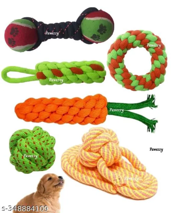 Pawezzy_Multicolor_Cotton_Chew_Toys_For_Adult_Dogs_Pack_Of_6
