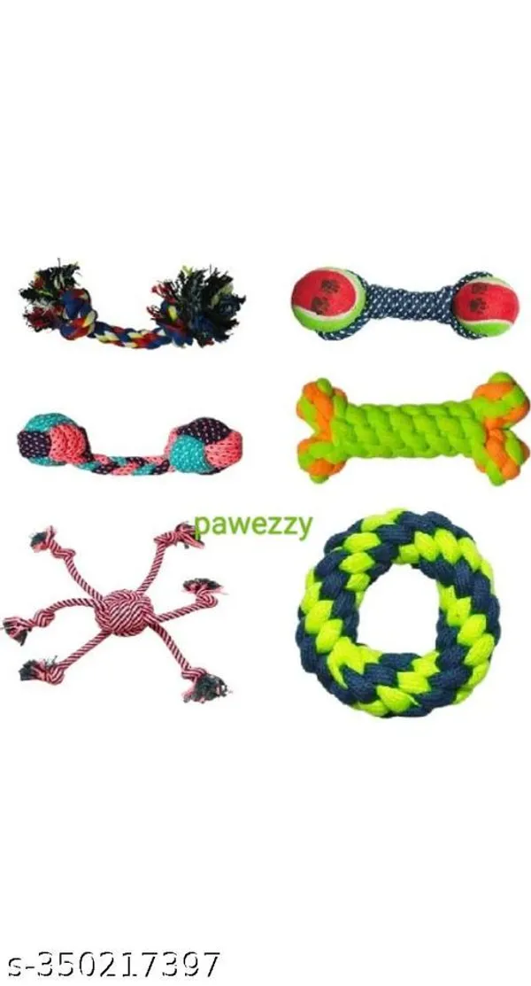 Pawezzy_Multicolor_Cotton_Chew_Toys_For_Adult_Dogs_Pack_Of_6