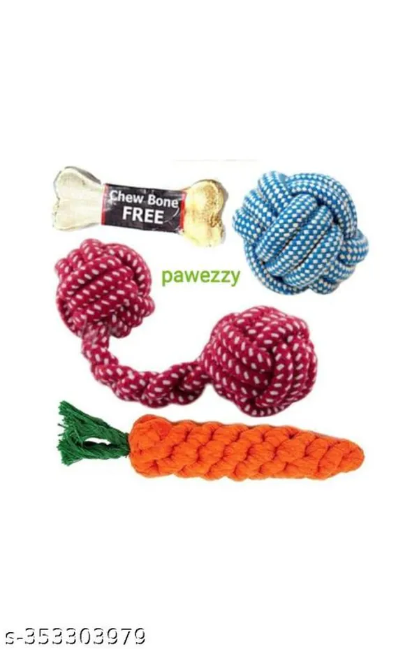 Pawezzy_Multicolor_Cotton_Chew_Toys_For_Dogs_Pack_Of_4