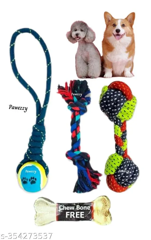 Pawezzy_Multicolor_Cotton_Chew_Toys_For_Adult_Dogs_Pack_Of_4