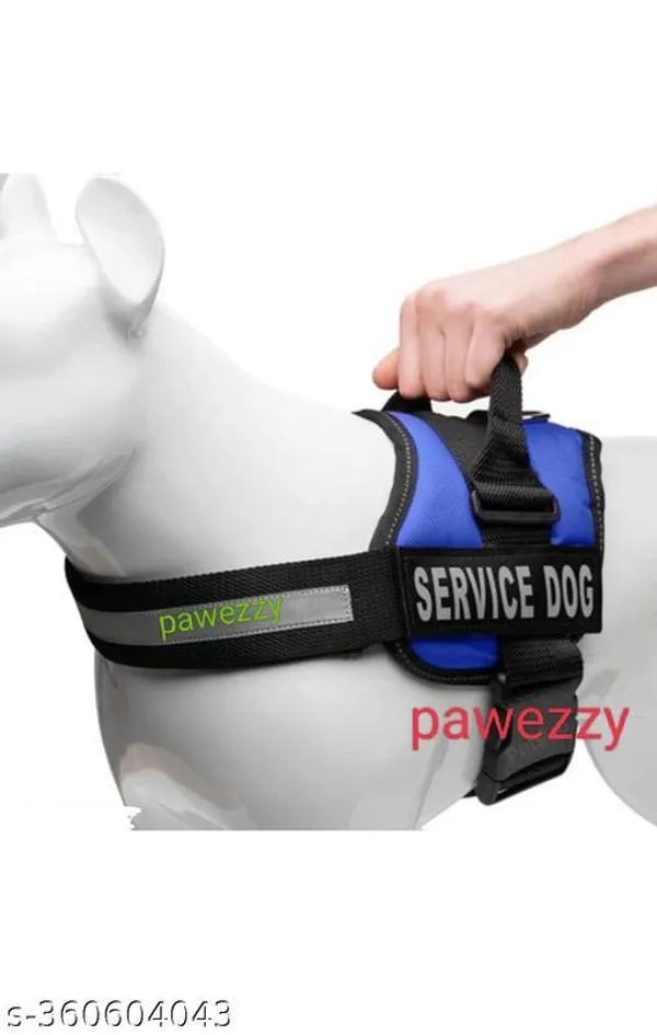 Pawezzy_Blue_Adjustable_K9_Dog_Harness