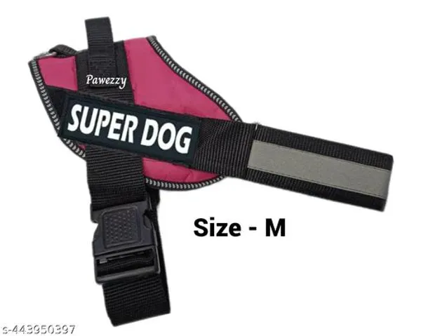 Pawezzy_Pink_Adjustable_Standard_Dog_Harness