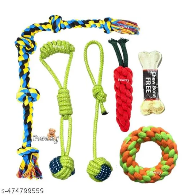 Pawezzy_Multicolor_Chew_Toys_For_Young_Dogs_Pack_Of_6