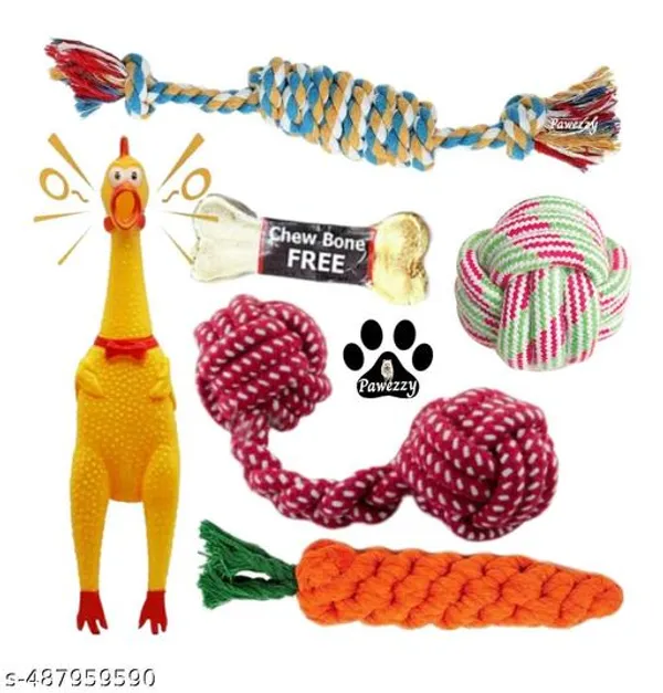 Pawezzy_Yellow_Squeaky_Chew_Toys_For_Dogs