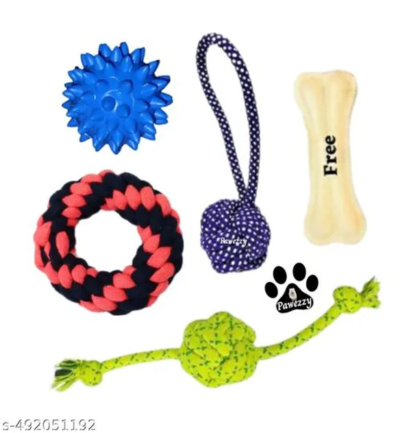 Pawezzy_Multicolor_Chew_Toys_For_Dogs_Pack_Of_5
