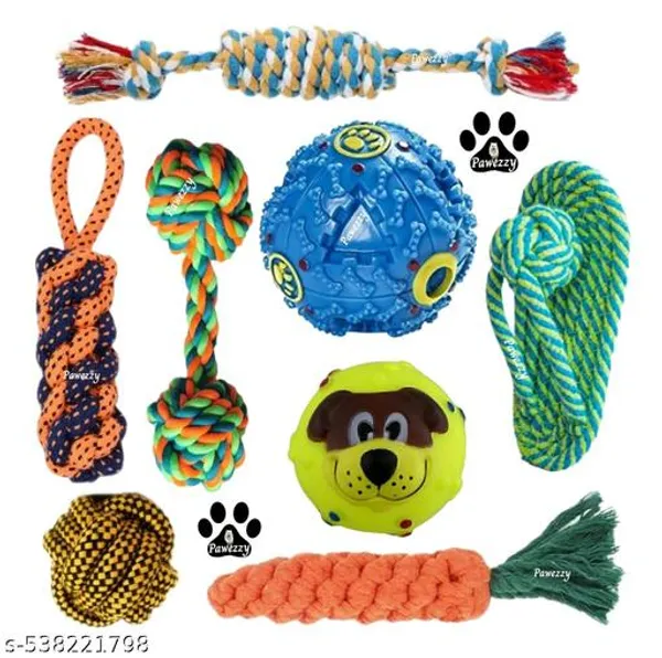 Pawezzy_Multicolor_Dog_Chew_Toys_Set_Of_8