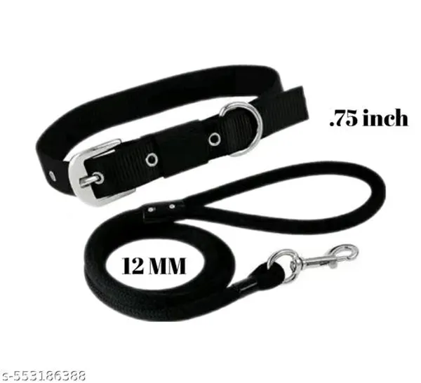 Pawezzy_Black_Dog_Leash_And_Collar_Set