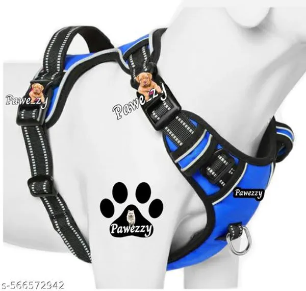 Pawezzy_Blue_Double-Sided_Adjustable_Dog_Harness