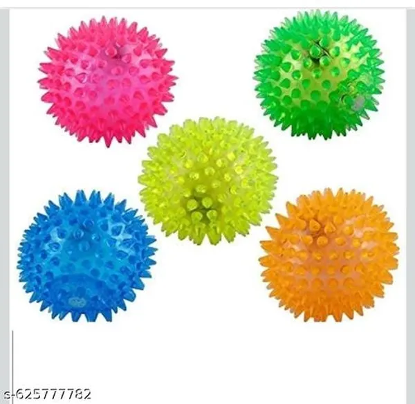 Pawezzy_Multicolor_LED_Spike_Ball_Dog_Chew_Toys_Combo_Of_5