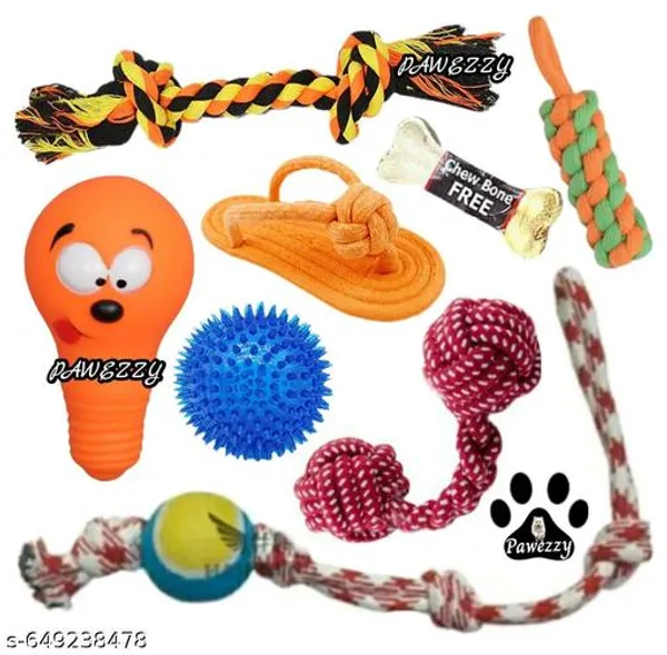 Pawezzy_Multicolor_Chew_Toys_For_Dogs_Pack_Of_8