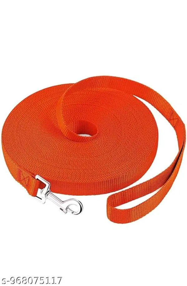 Pawezzy_Red_Nylon_Cord_Dog_Training_Leash_1.6M