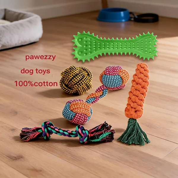 Pawezzy_Multicolor_Cotton_Chew_Toys_For_Dogs_Pack_Of_5