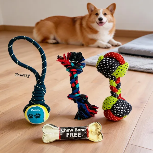 Pawezzy_Multicolor_Cotton_Chew_Toys_For_Adult_Dogs_Pack_Of_4