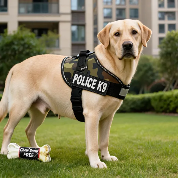 Pawezzy_Adjustable_Military_K9_Dog_Harness_With_Toys
