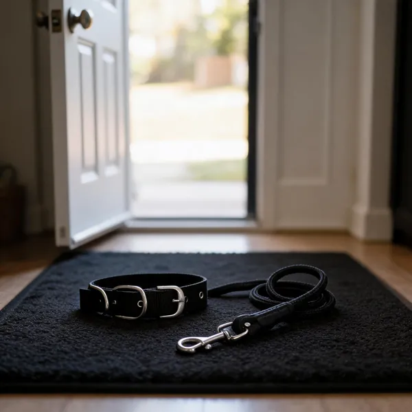 Pawezzy_Black_Dog_Collar_And_Leash_Set
